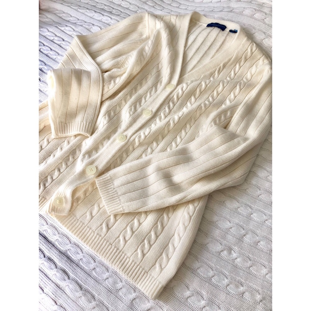 Vintage Ivory Cardigan perfect for Spring